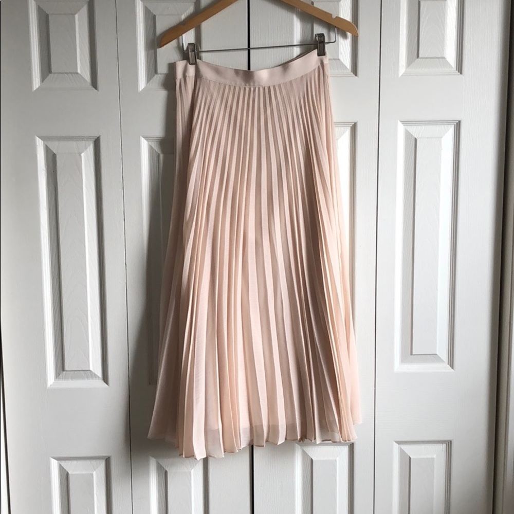 Alice + Olivia Essie Pleated Midi Skirt